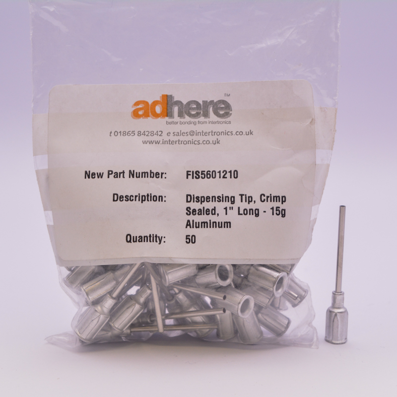Crimped Blunt End Stainless Steel Dispensing Tips