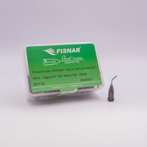 45° Angled Blunt End Stainless Steel Dispensing Tips