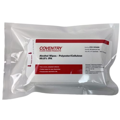Coventry Econowipes Pre-Wetted IPA Isopropyl Alcohol Wipes